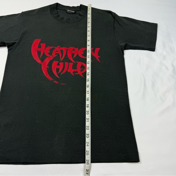Vtg Heathen Child Band T-Shirt Sz Small 90s Metal Single Stitch Double Sided B3 - Picture 8 of 8